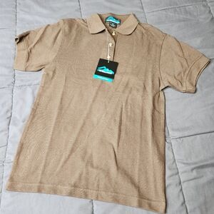 💐 Tri-Mountain Brown Polo